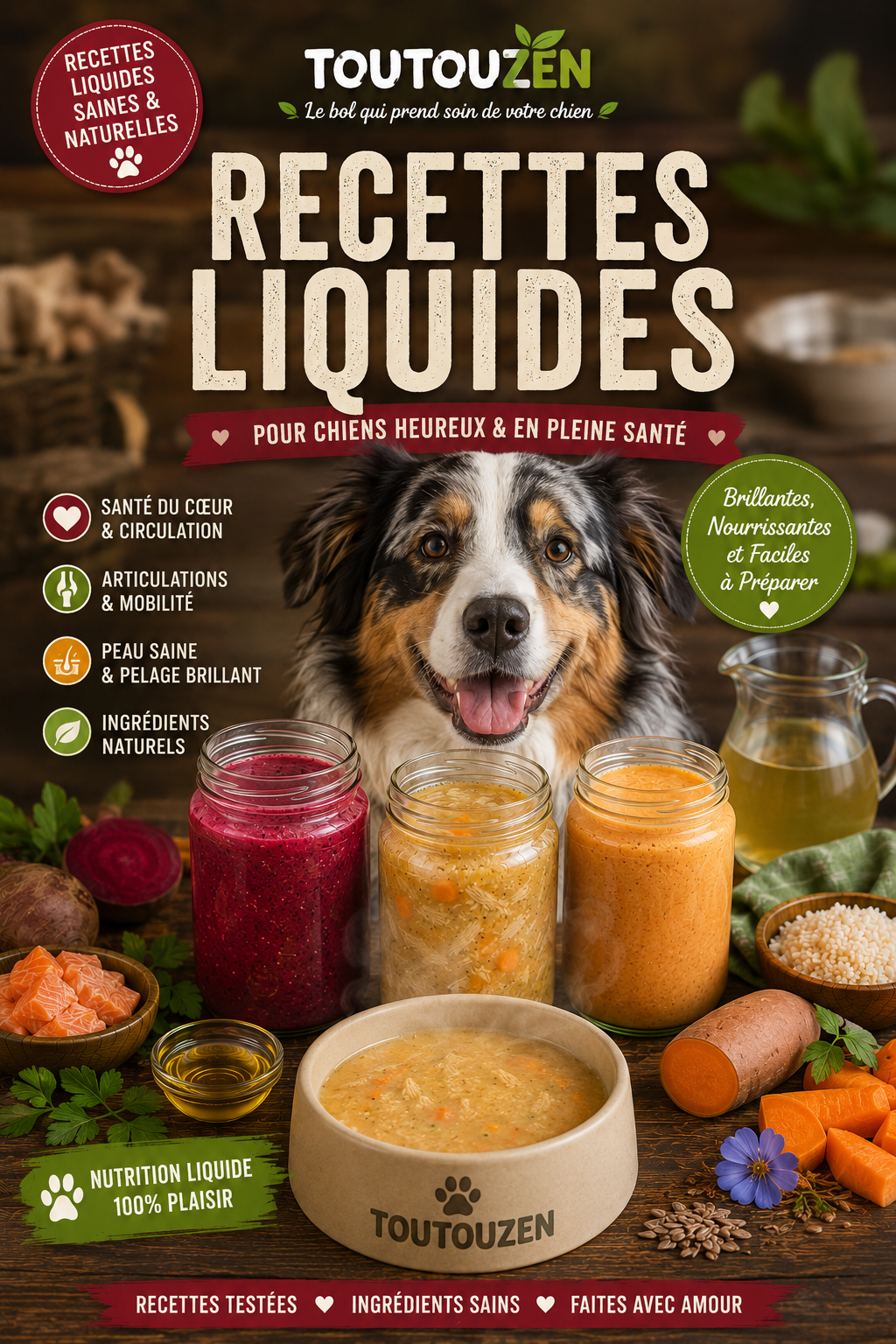 ToutouBook - 20 Recettes pour le Bien-être de Votre Chien.
